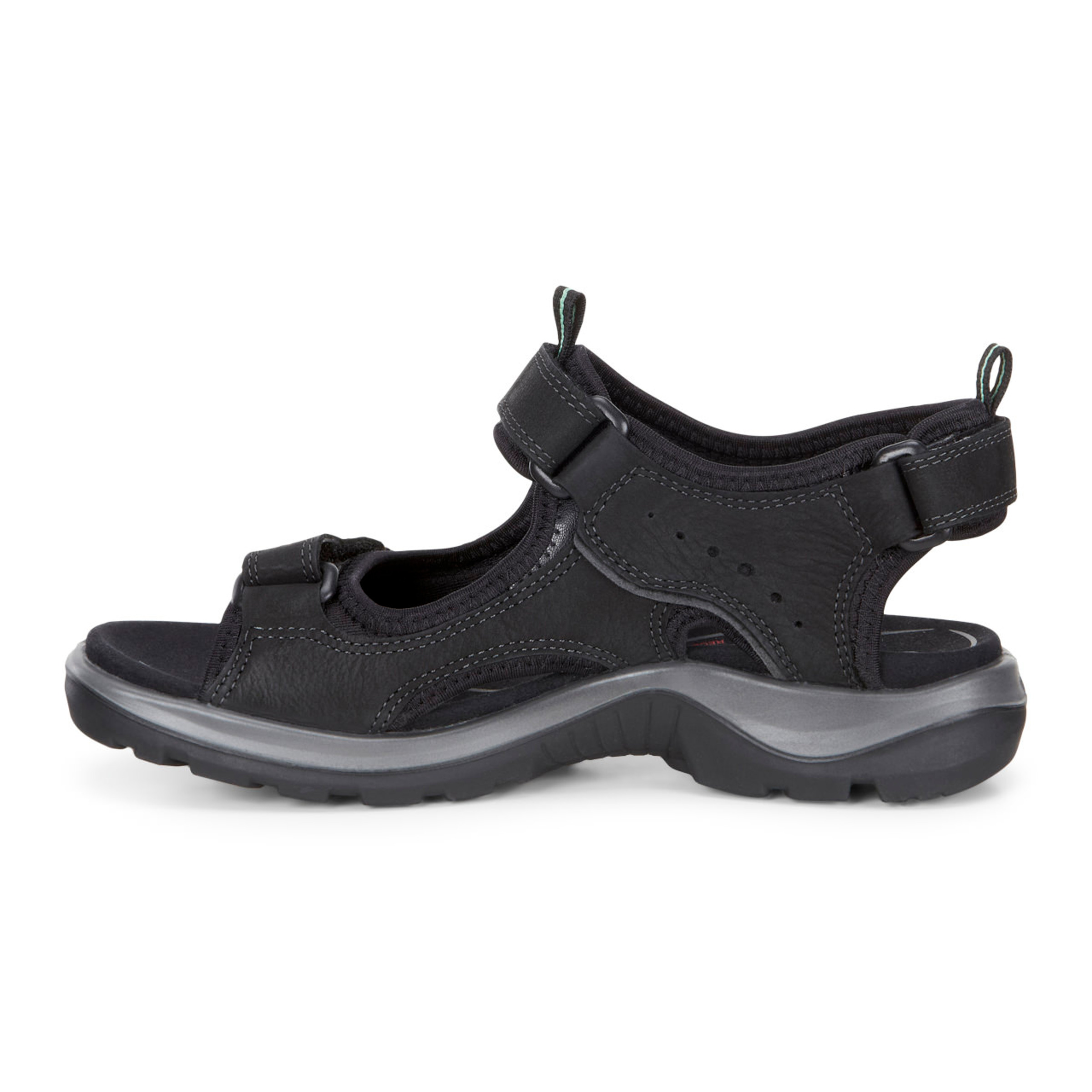 Ecco Hommes Randonnée Loisirs Sandales Terrain Sandale Noir Black 822044 1200 1